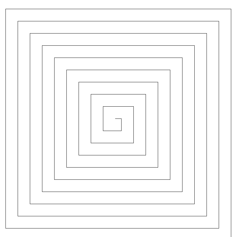 Square Spiral